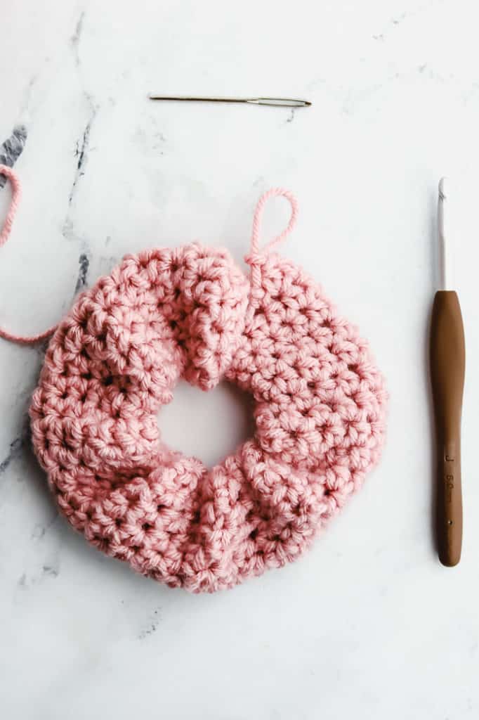 Easy Crochet Hair Scrunchie - A Free Beginner Pattern Perfect for