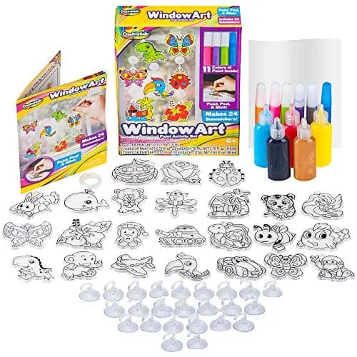 Dan&Darci Arts & Crafts Supplies Kit for Kids and Toddlers - with Storage  Bin - Kid & Toddler Art & Craft Set Ages 3, 4, 5, 6, 7 & 8 Years Old 