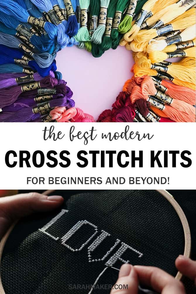 Best Modern Cross Stitch Kits Sarah Maker