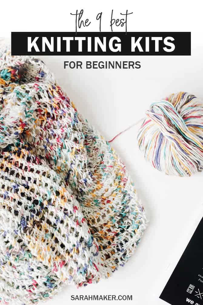 BEGINNERS KNITTING KIT Learn to Knit Complete Instructions Patterns Needles  YARN