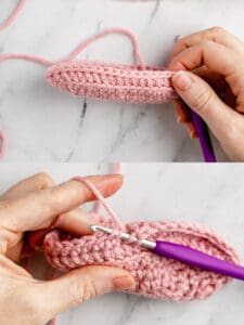 Classic Crochet Baby Booties with Folded Cuff - Free Pattern - Sarah Maker
