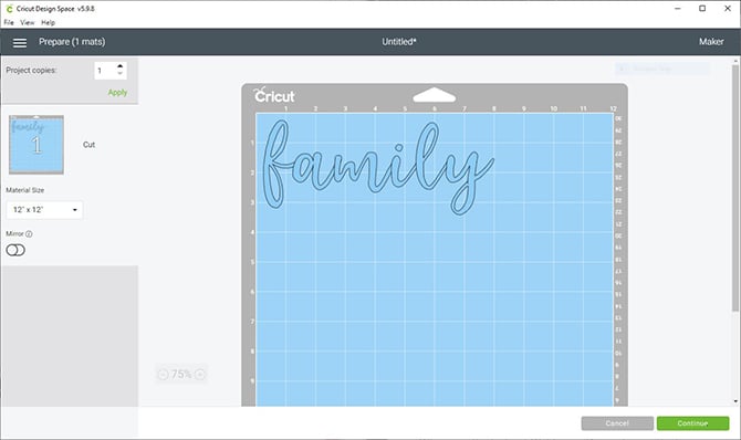 how to join script text with the weld tool in cricut design space