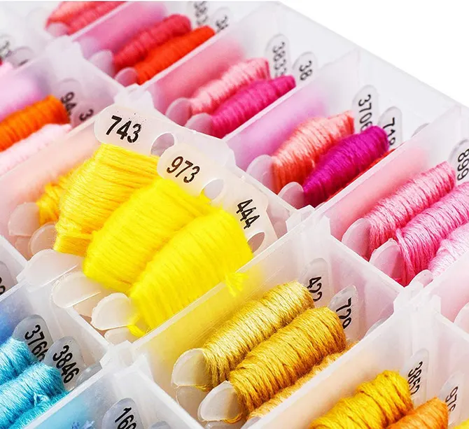 Floss Drops DMC Label Ultra Thin Acrylic Embroidery Thread Organizers 