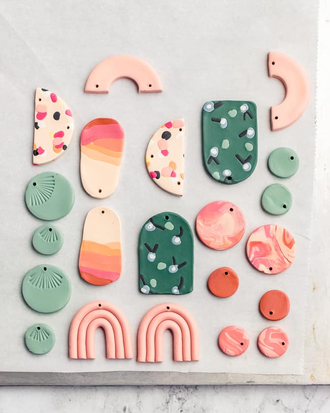 Create Your OWN MOLDS and Your Own POLYMER CLAY EARRINGS : 10