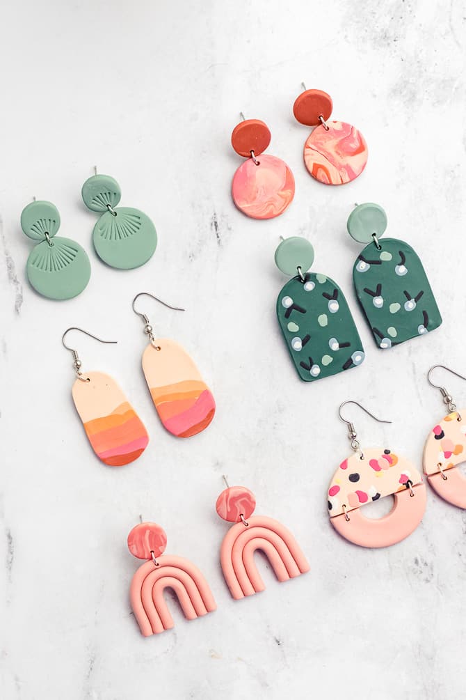 barbra | polymer clay earrings