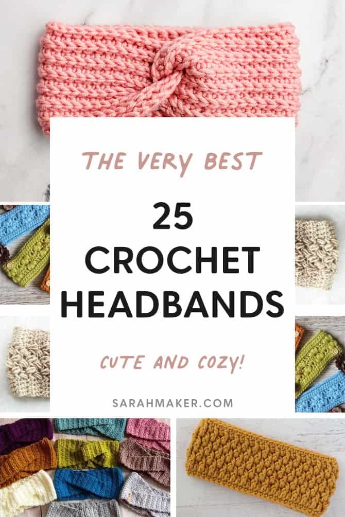 25 Crochet Headbands and Ear Warmer Patterns