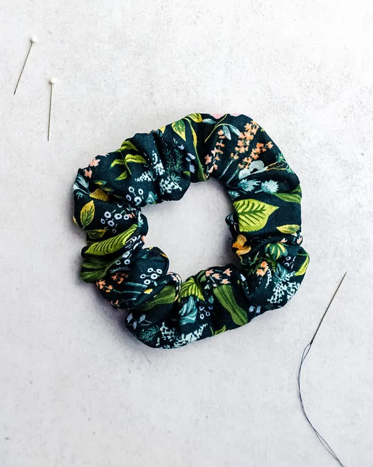 How to sew a Hair Scrunchie with tie, Sewing DIY