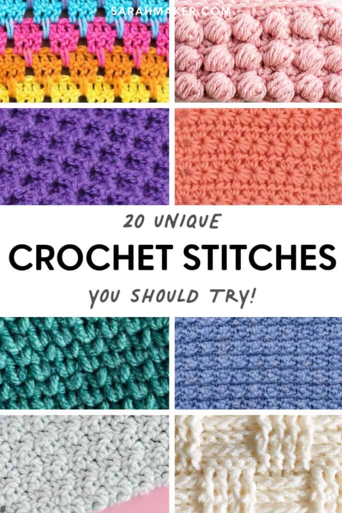 31+ Easy and Unique Crochet Stitches for Your Next Project - Sarah