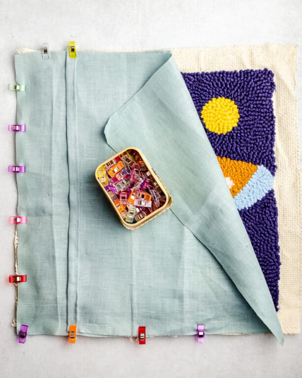 How to Make A Punch Needle Pillow - Sarah Maker