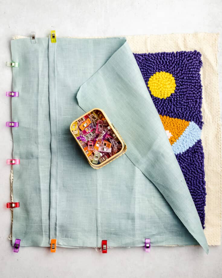 How to Make A Punch Needle Pillow Sarah Maker