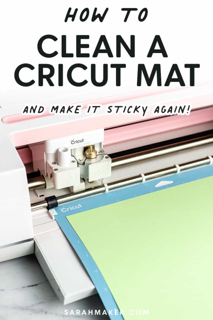 How to Clean a Cricut Mat and Make it Sticky Again - Sarah Maker