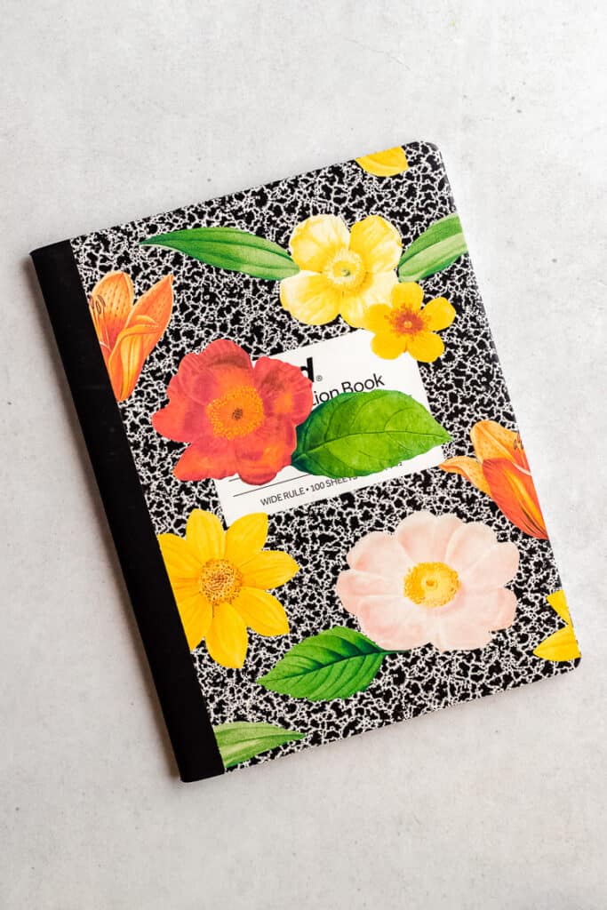  DIY tisknutelné samolepky pokrývající tope kompozičního notebooku