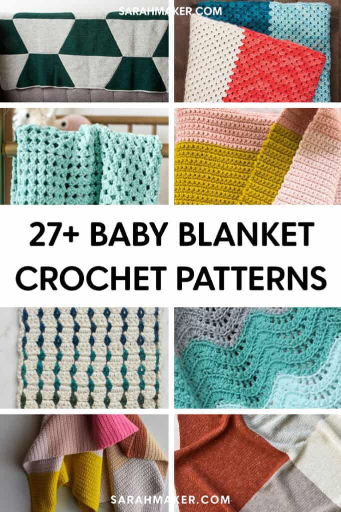 The best easy and free baby blanket crochet patterns to make for newborns, preemies, baby boys and baby girls.