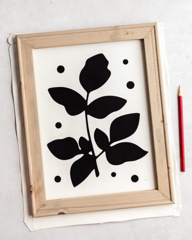 How to Make Reverse Canvas Wall Art with Cricut Sarah Maker