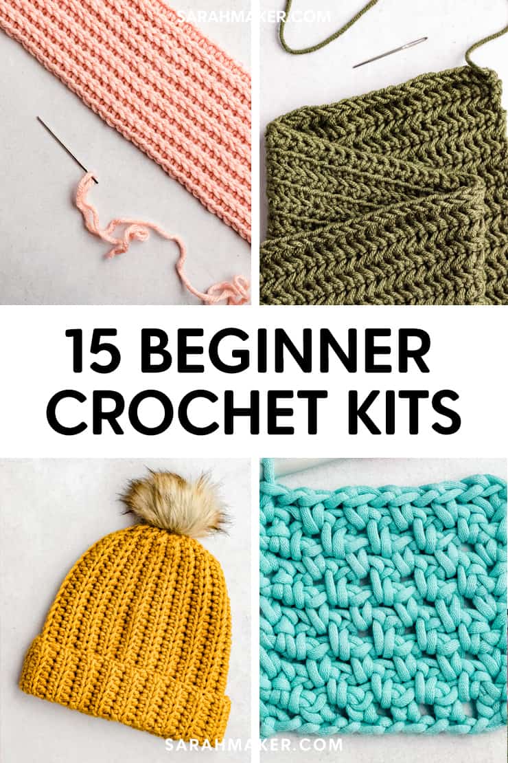 Crochet Kit for Beginners Adults and Kids - Make Amigurumi and other  Crocheting Kit Projects - Beginner Crochet Kit Includes 20 Colors Crochet  Yarn