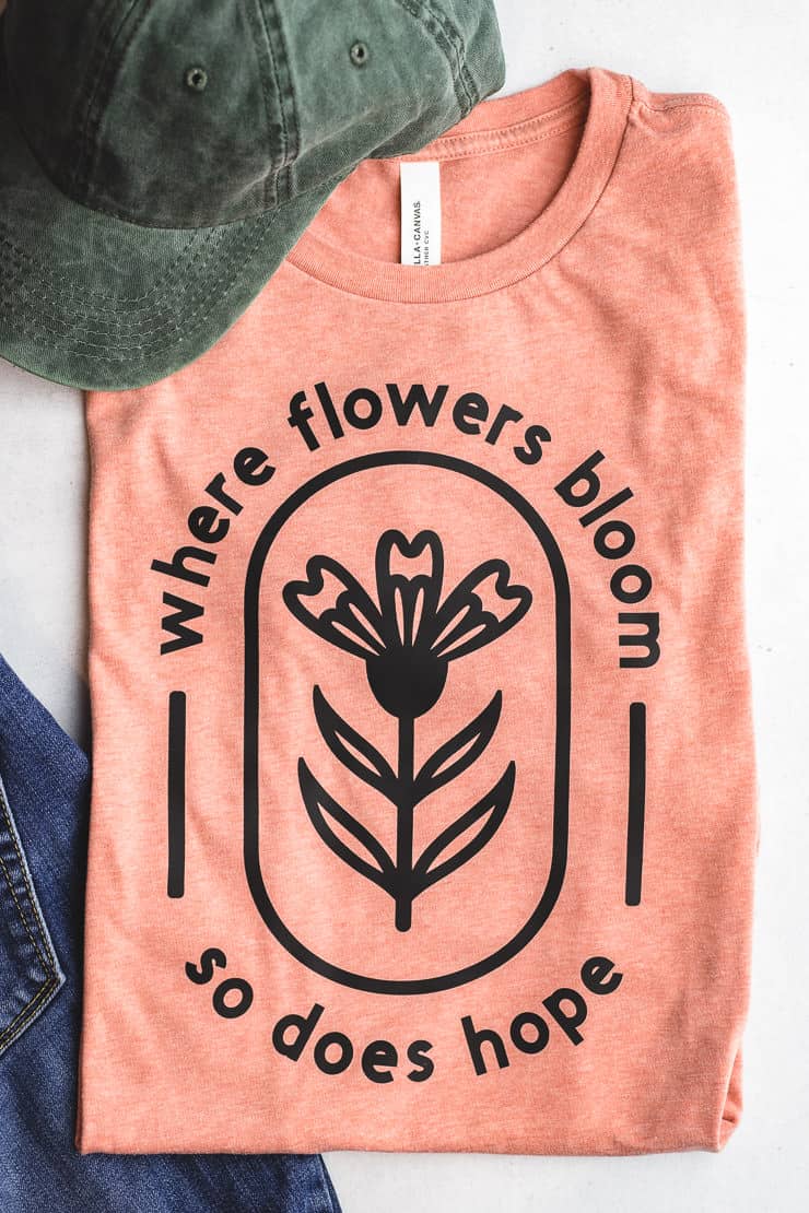 Simple Flower Design T-Shirts & T-Shirt Designs