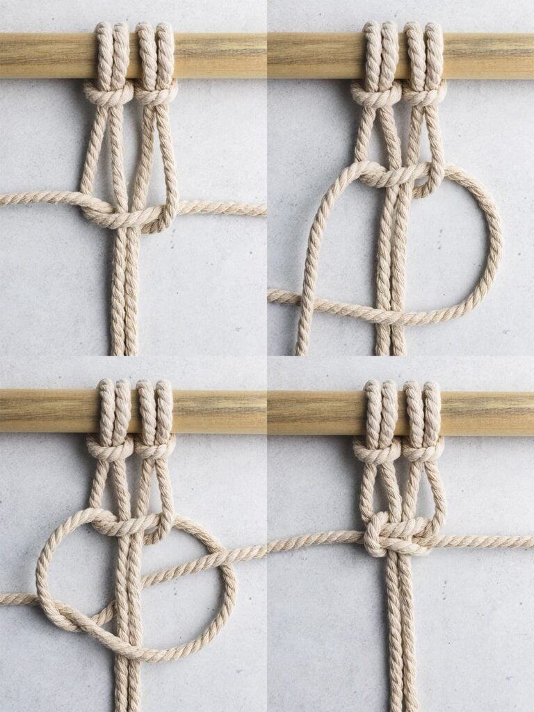 17 Basic Macrame Knots: Step-by-Step Instructions - Sarah Maker