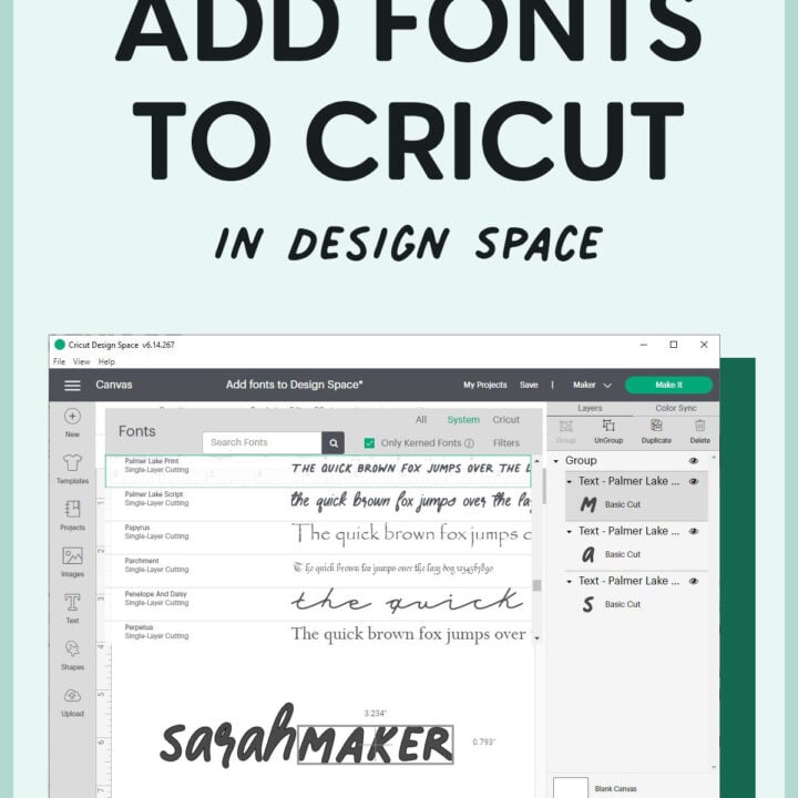 How to Upload Fonts to Cricut Design Space