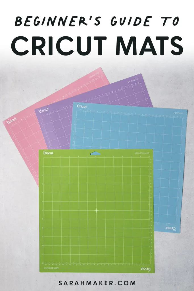  Cricut StandardGrip Machine Cutting Mats 12in x 12in, Reusable  for Crafts with Protective Film,Use with Cardstock, Iron On, Vinyl and  More, Compatible with Cricut Explore & Maker (2 Count) ,Green