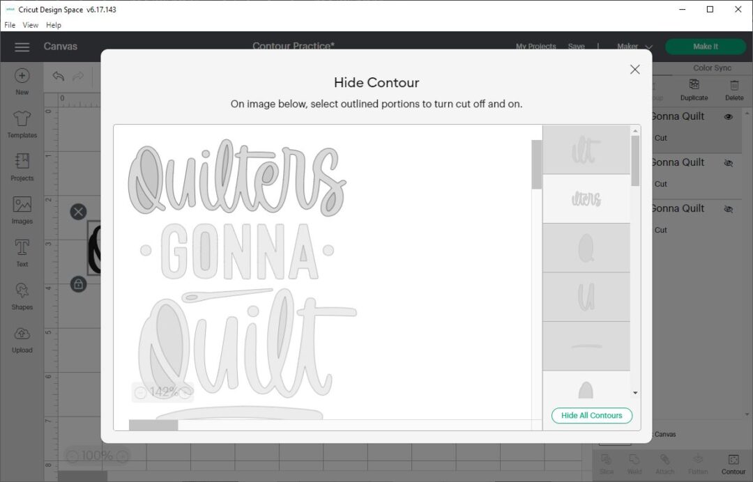 How to use Contour in Cricut Design Space - Sarah Maker