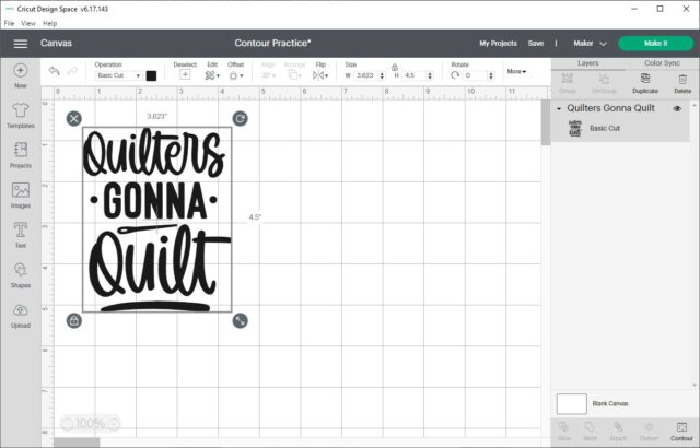 How to use Contour in Cricut Design Space - Sarah Maker