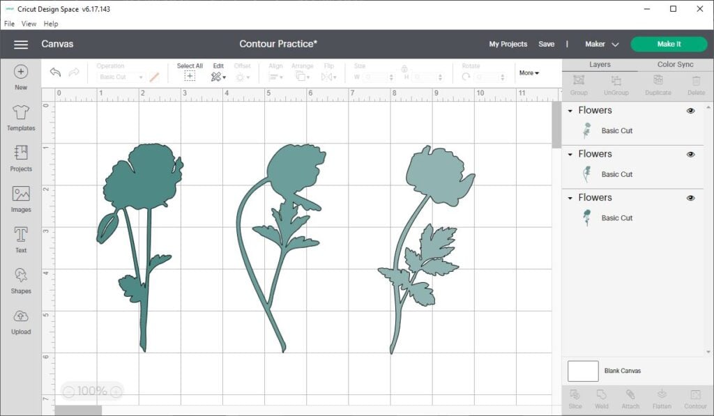 How to use Contour in Cricut Design Space - Sarah Maker