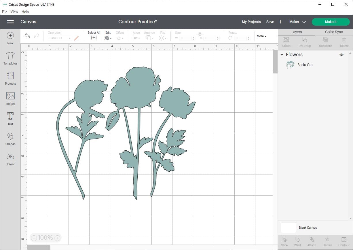 How to use Contour in Cricut Design Space - Sarah Maker