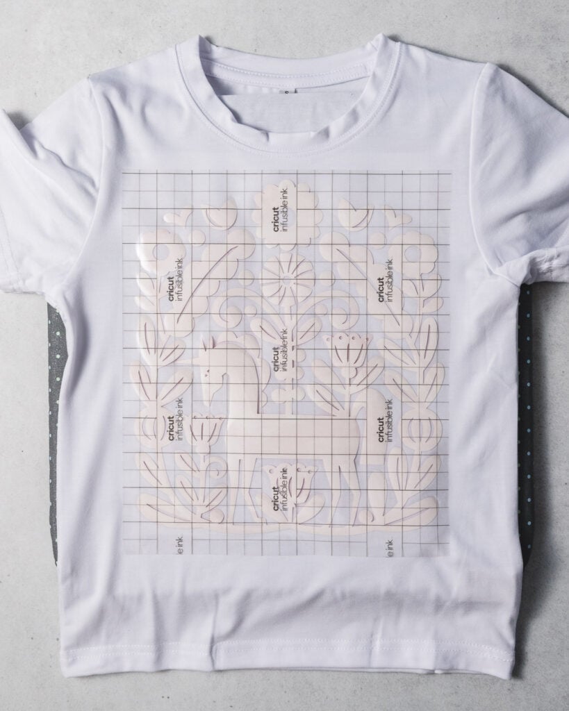 Infusible Ink Cricut Gray Shirt - Crafting in the Rain