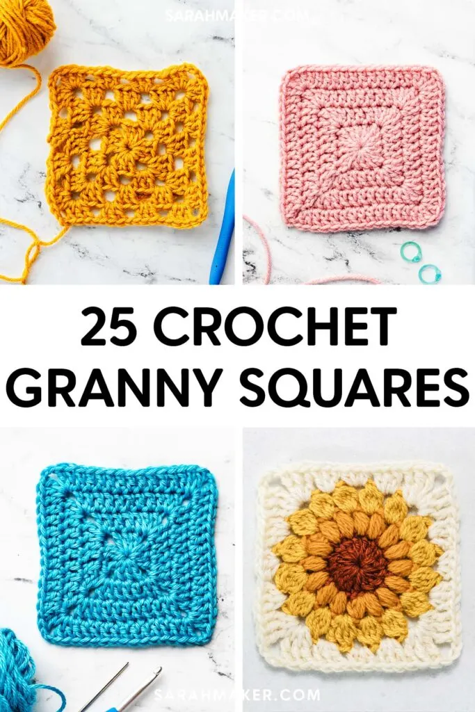 36 Unique Granny Square Patterns + (Tips for the Perfect Square)