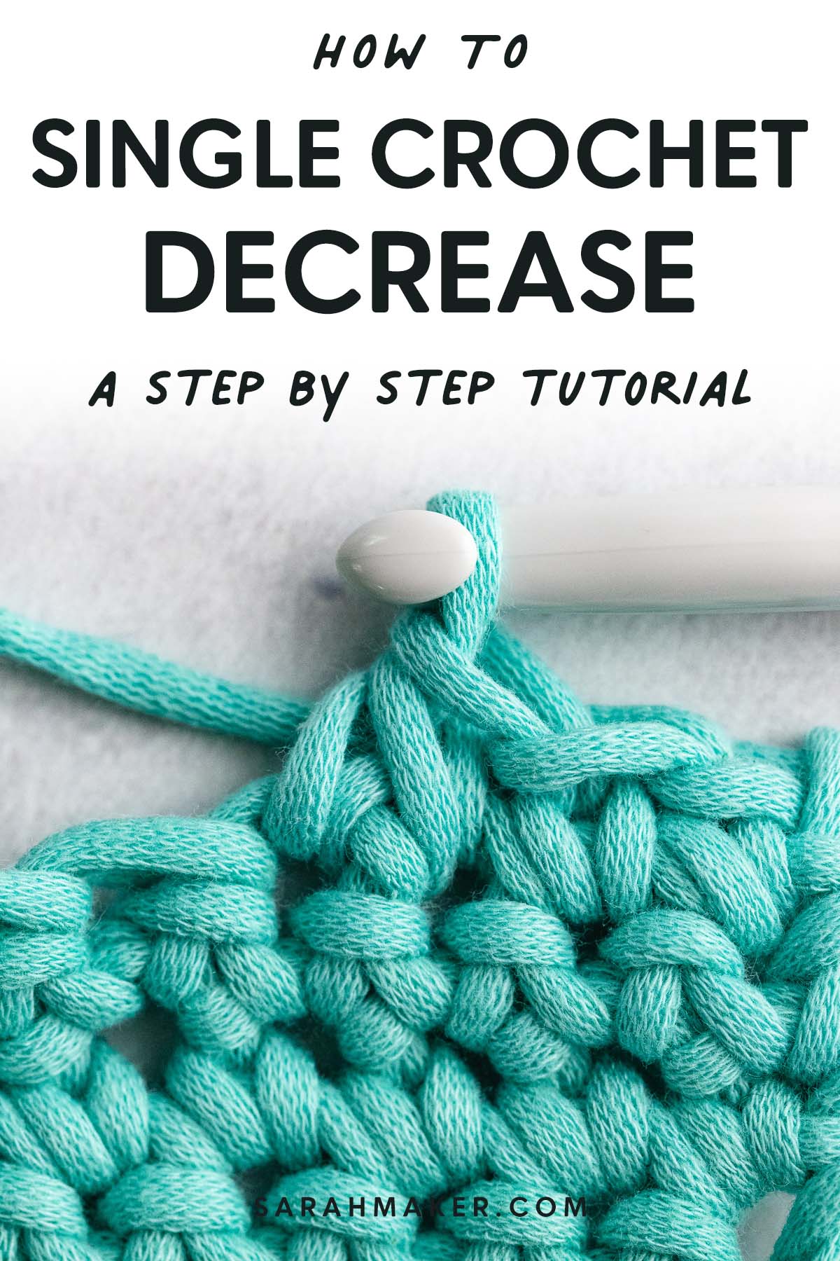  how to single crochet decrease sc2tog sarah maker