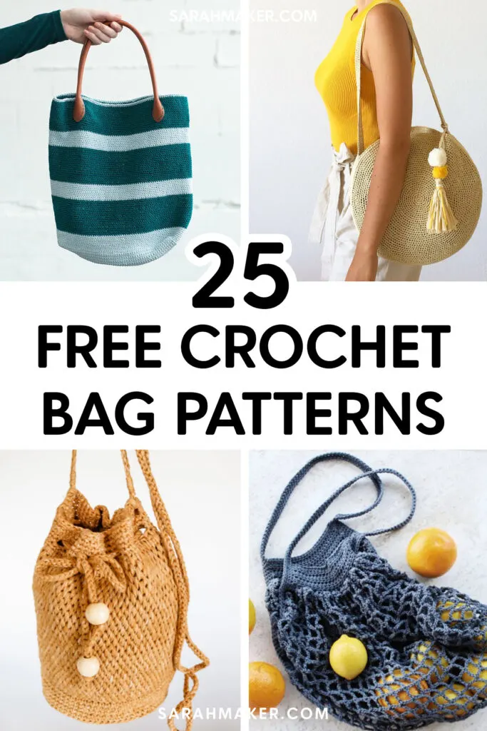 25 Free Modern Crochet Bag Patterns Sarah Maker