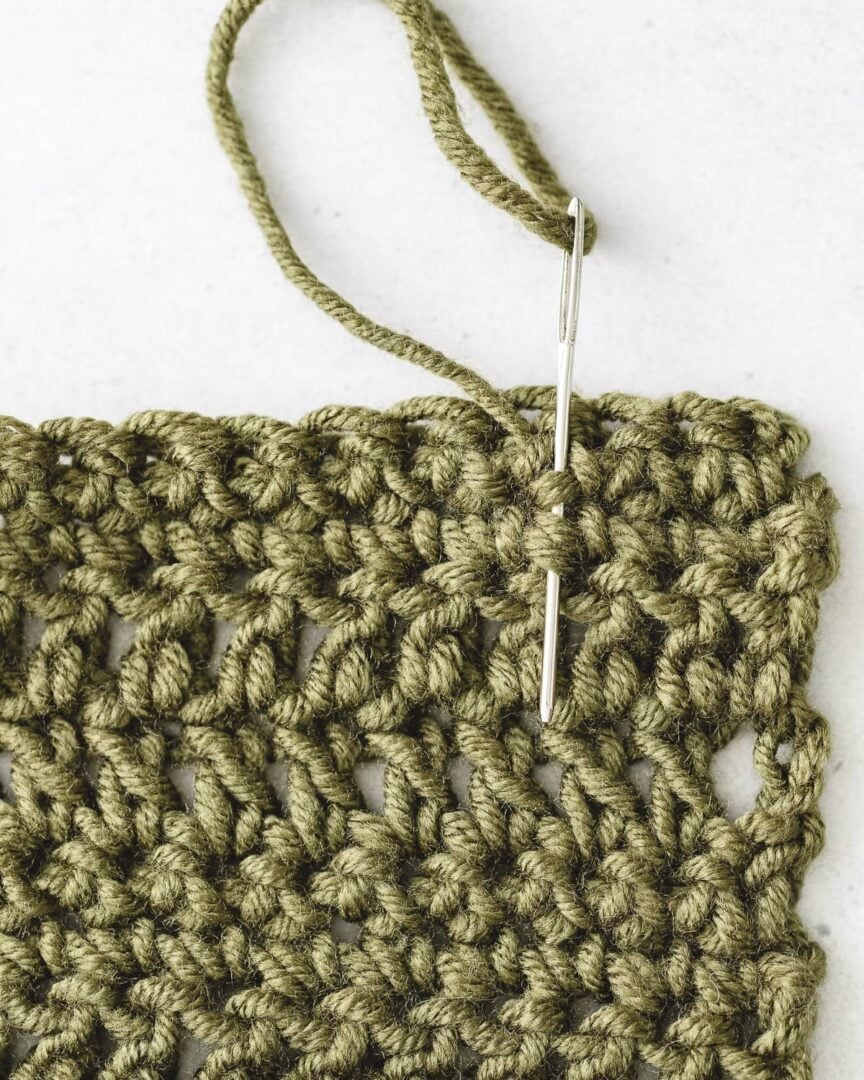 How to Weave in the Ends in Crochet Sarah Maker