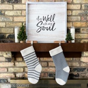 25 Free Crochet Christmas Stocking Patterns - Sarah Maker