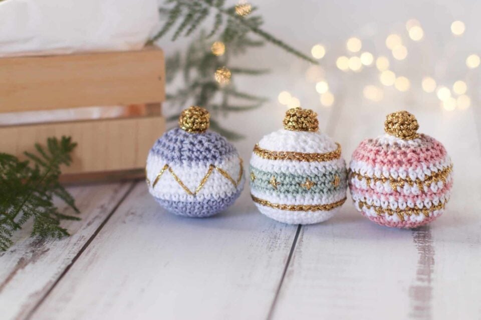 25 Free Crochet Christmas Ornament Patterns - Sarah Maker