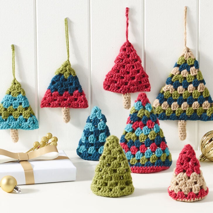 25 Free Crochet Christmas Tree Patterns - Sarah Maker