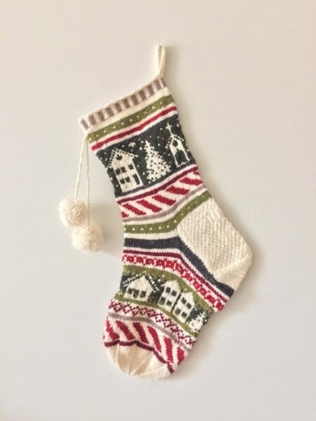 25 Free Christmas Stocking Knitting Patterns - Sarah Maker