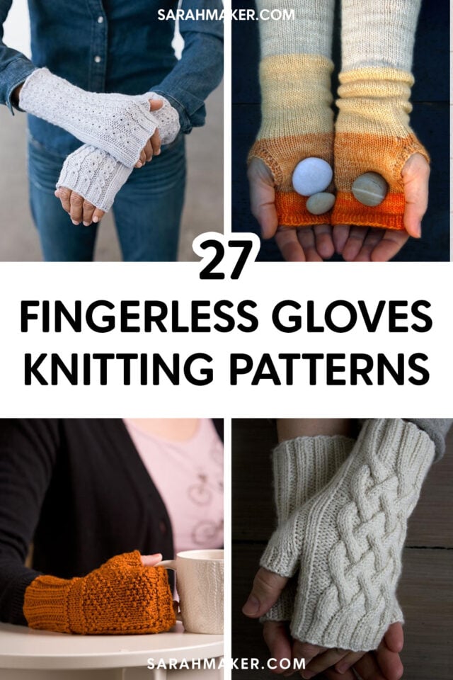 27 Free Fingerless Gloves Knitting Patterns Sarah Maker