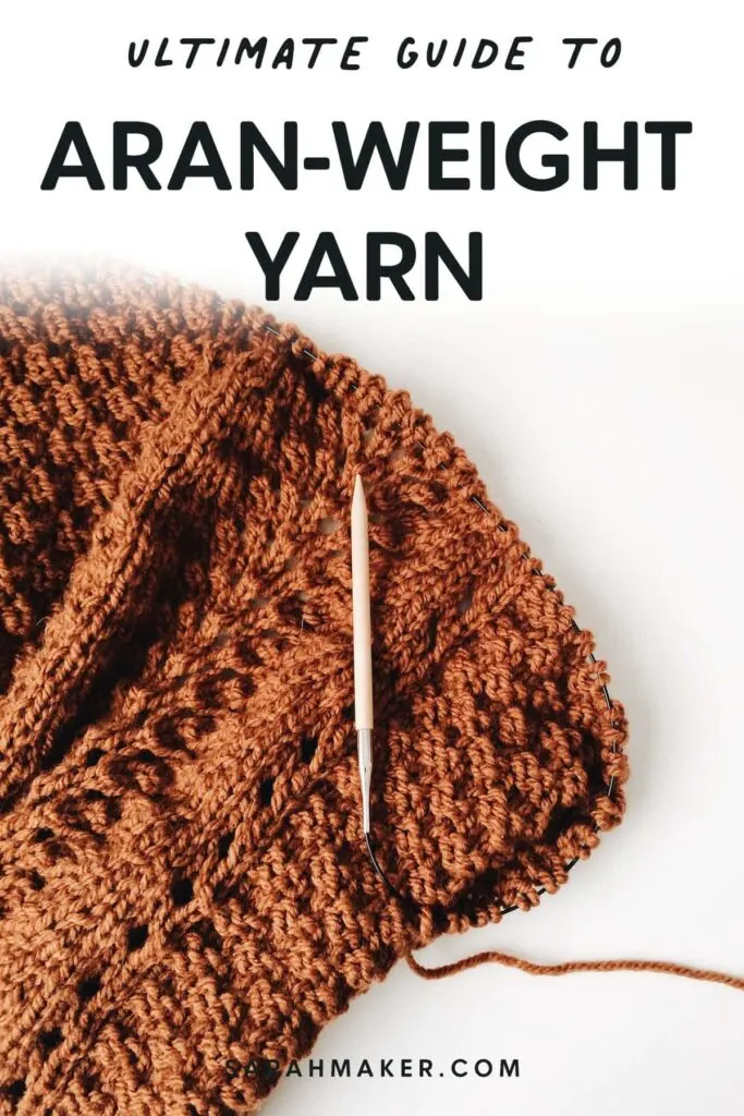 Aran on sale weight yarn