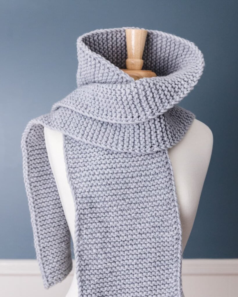 How to Knit a Scarf for Beginners + Free Pattern Sarah Maker