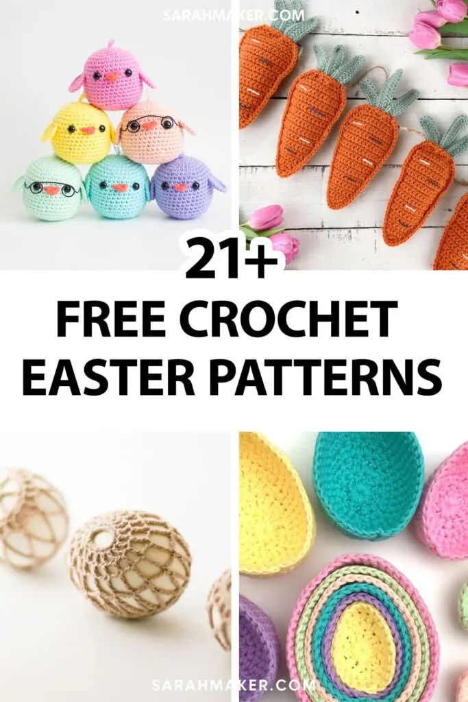 2 Crocheted Easter Eggs and 1 Crocheted Chicken Egg Holder