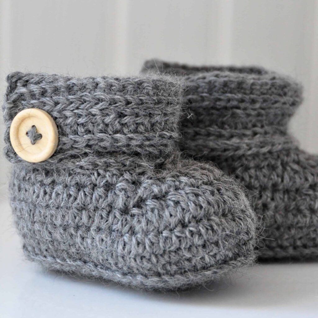 15 Free Crochet Baby Booties Patterns (Great for Beginners!) - Sarah Maker