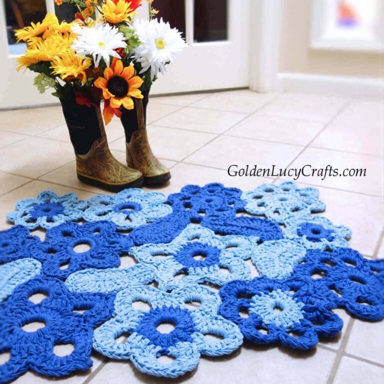 27 Free Crochet Rug Patterns - Sarah Maker