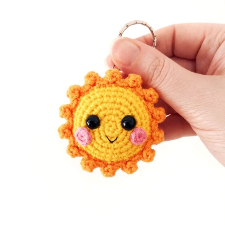 25 Free & Easy Crochet Keychain Patterns Sarah Maker
