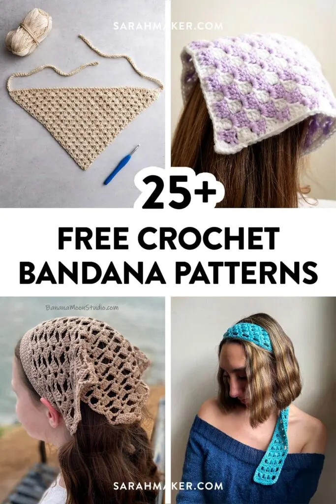 bandana head scarf pattern