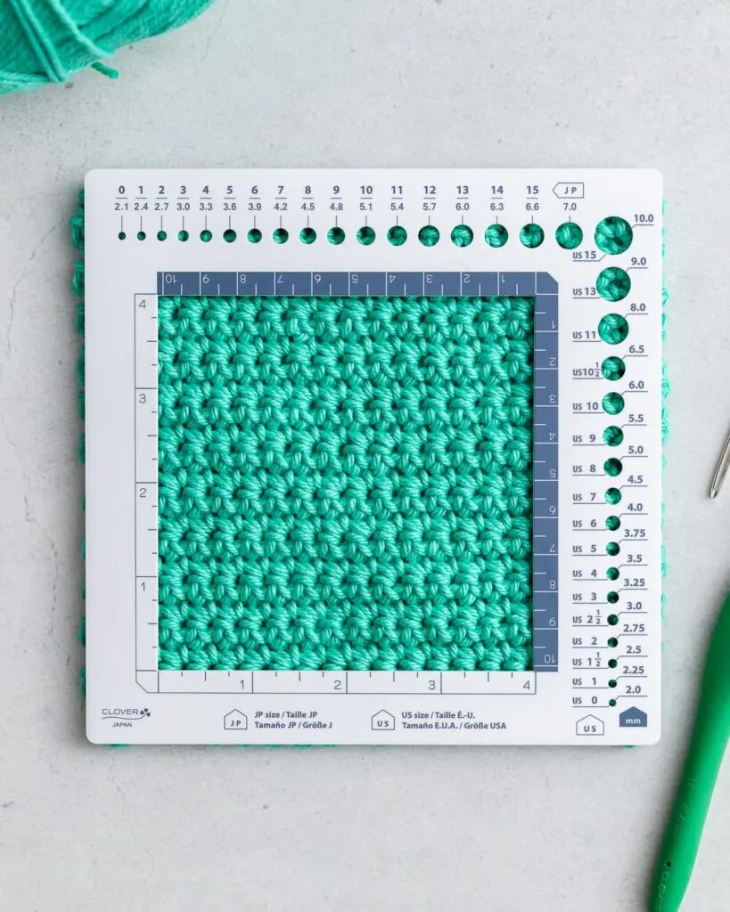 How to Measure Crochet Gauge (and Why It Matters!) - Sarah Maker